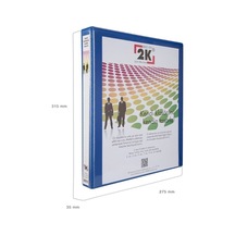 Evrak Sunum Tanıtım Firma Klasörü A4 Pvc 3 Cm 2 Halkalı 250 Yaprak Kapasiteli Ring Binder File 27,5x32 Cm Diğer