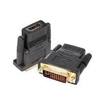 HDMI Dişi to DVI-I (24+5) Erkek Dönüştürücü Adaptör