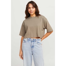 Jjxx Jxandrea Loose Sstee Jrs Bej Kadın Kısa Kol T-shirt Bej
