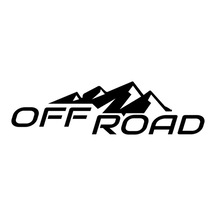 Karlı Tepe Dağ Off Road Oto Sticker Siyah 20 5,5 Cm