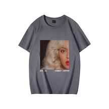 Flood Of Style Vintage Stil Beyoncé Act Iı Kovboy Kız Albümü T Shirt Erkek Kadın Yüksek Kaliteli Streetwear Gri