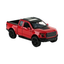 Die Cast Metal Sesli Ve Işıklı Çek Bırak Kırmızı Pikap