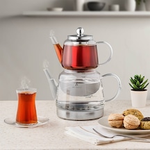 Aryıldız Unique Cam Çaydanlık Takımı Şeffaf