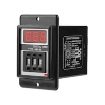 Asy-3d Dc 24v Gecikmeli Dpdt Dijital Zaman Rölesi - 999m