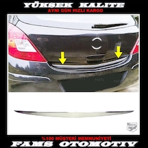 Opel Corsa D Krom Bagaj Alt Çıtası 2007-2014 Arası P.Çelik