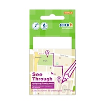 Tr 'n 21712 Saydam 76x76 Yapışkanlı Not Kağıdı Beyaz