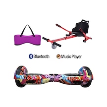 Citymate Elektrikli Kaykay Hoverboard Akıllı Denge 6.5 Inch + Hoverkart + Çanta Extrem4 Paket D16