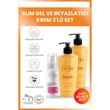 Slim Jel - Toparlayıcı - Sıkılaştırıcı - Çatlak Karşıtı Ve Selülit Kremi X 2adet - Leke Karşıtı Krem