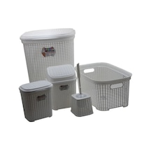 Petek 5 Li Banyo Çeyiz Seti Royaleks-mrd307-dv