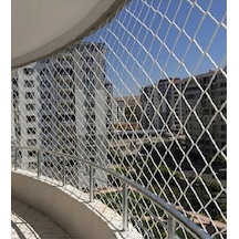 2,50x 5 Metre Balkon Kedi Çocuk Güvenlik Filesi Ağı 3 Milim Kalın
