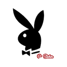 2 Adet Playboy Tavşan Oto Sticker Araba Sticker