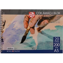 Talens Çok Amaçlı Blok Resim Çizim Defteri (A5) 200 G 20 Sayfa