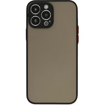 Newface Apple İphone 13 Pro Kılıf Montreal Silikon Kapak - Siyah Kahverengi