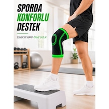 Diz Destekleyici Örme Dizlik Esnek Nefes Alabilen Spor Fitness Yürüyüş Dizliği - Lisinya