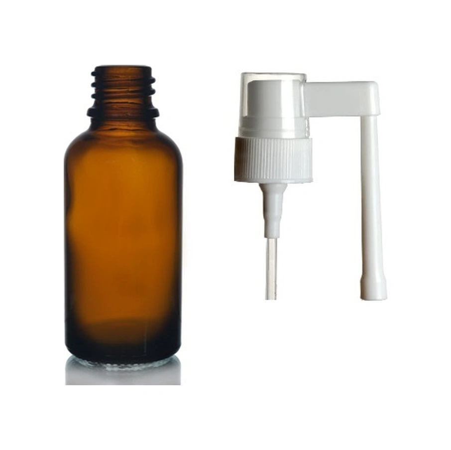 20ml Kahverengi Ağız Spreyi Başlıklı Cam Şişe, 24 Adet, Ağız Spreyi Şiesi, Cam Şişe, Medikal Şişe Diğer