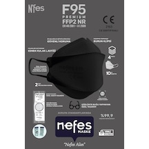 Nefes F95 Kore Tipi N95 Maske 1 Kutu 10'lu
