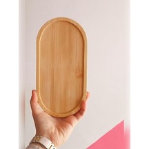 Babylondy Ahşap Bambu Yağdanlık Altlığı Sunumluk Çok Amaçli
