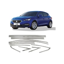 Autogp Seat Leon Cam Çerçevesi Kenar Çıtası Krom Tamtur 2021+ Bgc-agp-10111