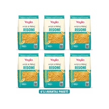 Yayla Glutensiz Vegan Risoni Makarna 400 Gr X 6 Lı Avantaj Paketi Mısır & Pirinç, Lif Kaynağı