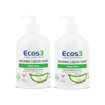 Ecos3 Organik Aloe Vera Sıvı Sabun 500 ML x 2