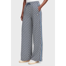 Guess Allover Jacquard 4g Logolu Wide Leg Bol Paça Pantolon V6yb27k5181 Kadın Pantolon V6yb27 K5181 Fbır Lacivert