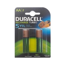 Mey İthalat Duracell Ş Arj Edilebilir Kalem Pil 2'li Aa 2500 Mah Renkli