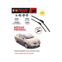 Nissan Primera P12 Silecek Takımı 16 18 19 20 22 Uyumlu Motor Araca Özel Aparat 2002-2008