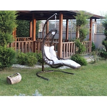 Eminhome Kahverengi Rattan Salıncak