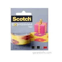 3m Scotch C214-p1 Desenli Dekoratif Bant 19mmx7,62 M 1 Adet