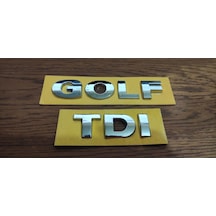 Golf Tdi Bagaj Yazısı Golf 2017 Bagaj Logo Yazısı Oem İthal A Kalite Bantlı ''kromaj Kaplama''