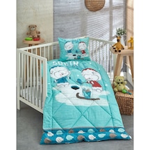 Komfort Home V6 %100 Pamuklu Silikon Elyaf Bebek Yorgan Seti