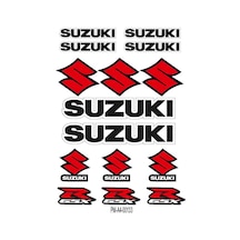 Sticker Seti Sponsor Suzukı Tasarımlı Grenaj Kaplama 01 Nötr