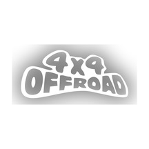 4x4 Off Road Sticker 17x17 Cm Beyaz