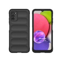 Samsung Galaxy A03s İçin Kılıf Oslo Prime Siyah Galaxy A03s İle Uyumlu Kılıf - Siyah