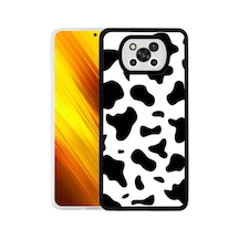 Zore Poco X3 Kılıf Nvth M-fit Desenli Kapak - Cow No1