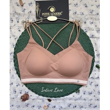Mira Dikişsiz Hafif Dolgulu Çift Askılı Kopçasız Rahat Bralet/süt Koyu Bej Mira Dikişsiz Hafif Dolgulu Çift Askılı Kopçasız Rahat Bralet/süt Koyu Bej