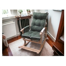 Yaren Home Dizayn Sallanan Sandalye, Dinlenme Koltuğu,tv Sandalyesi, Yeşil Krem