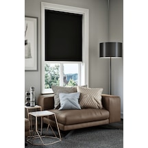 Lazer Kesim Mat Stor Perde, Lazer Kesimli Klasik Serisi, C-1008 Siyah Renk Siyah