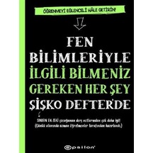 Fen Bilimleriyle İlgili Bilmeniz Gereken Her Şey Şişko Defter'de  - Workman Publishing  - Epsilon Yayınevi