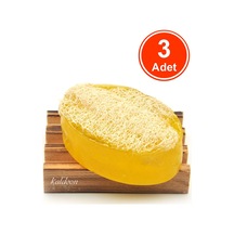 Kabak Lifli El Yapımı Doğal Limon Çiçeği Sabunu 120 G x 3 Adet