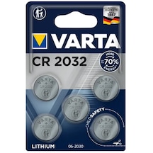 Varta Cr2032 3 Volt Lityum Pil 5li Paket Fiyatı