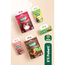 Hummorganic Organik Vegan Ara Öğün Atıştırmalık Paketi- 5 adet (5 çeşit)