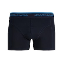 Jack & Jones Jacadrıan Solid Erkek Boxer 3'lü Paket Rahat Pamuklu Günlük Lacivert