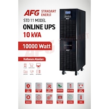 Standart Enerji Afg 10 Kva Online Ups - 9000w Kesintisiz Güç Kaynağı