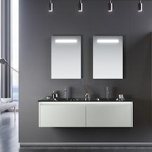 Orka Lisbon 132 Cm Mdf Mat Kaşmir Banyo Dolabı Takımı Çok Renkli
