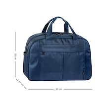 Galb Leather Komple Astarli 1 Kalite Capraz Askilikli Seyahat Cantasi Lacivert