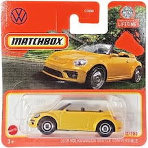 Matchbox I 2019 Volkswagen Beetle Convertible - Sarı 1/64 Hvp05