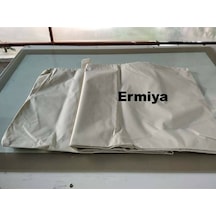 Şezlong Minderi Kılıfı Kumaş Fermuarlı -Krem-İmpertex Kumaş
