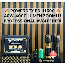 Powerdex Pd-11500 40 Watt 4000 Lümen Profesyonel Avcı El Feneri