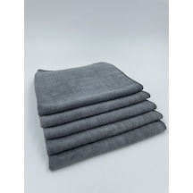 LiveBlue MissClean Mikrofiber Mutfak Bezi Gri 5'li 40 x 40 CM